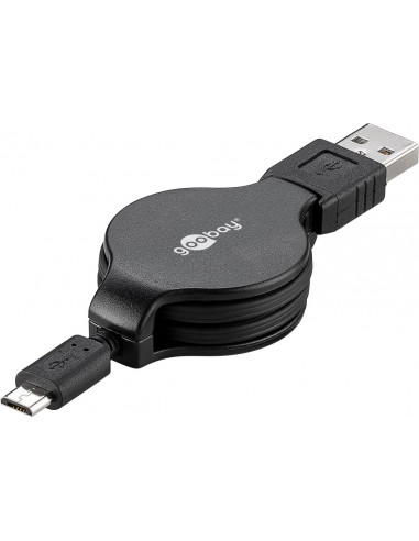 Kabel typu Micro USB do ładowania i synchronizacji, rozwijany