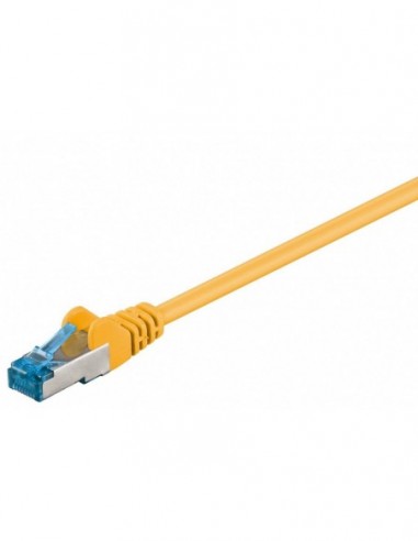 RB-LAN Patchcord S/FTP (PiMF) LSZH żółty Cat.6a, 1.0m