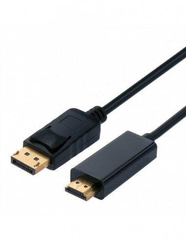 STANDARD Kabel DisplayPort, DP - UHDTV, M/M, czarny, 5 m