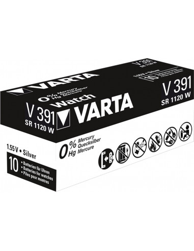 SR55 (V391) bateria, 10 szt. w pudełku