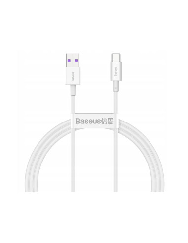 BASEUS Kabel USB do USB-C Superior Series, 66W, 1m  (CATYS-02) Biały
