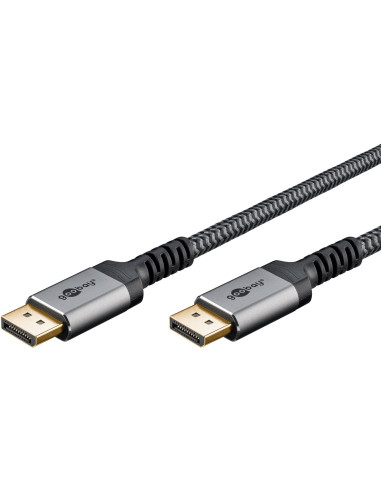 Kabel DisplayPort, DP 1.4, 5 m, Sharkskin Grey - Długość kabla 5 m