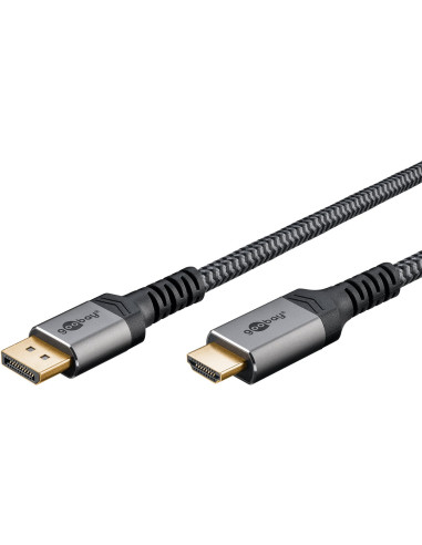 Kabel DisplayPort™ do HDMI™, 1 m, Sharkskin Grey - Długość kabla 1 m