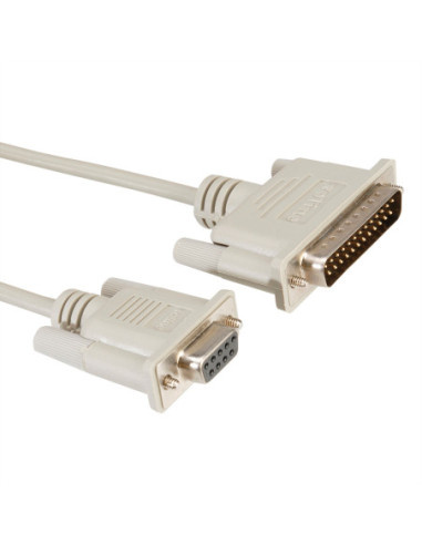 Kabel modemowy ROLINE 9pin. F - 25pin. M, 6 m