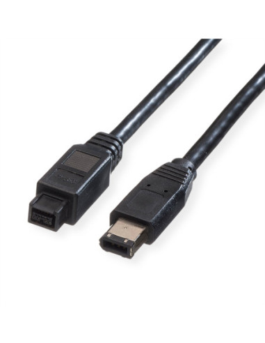 Kabel ROLINE IEEE 1394b / IEEE 1394, 9/6-stykowy, czarny, 1,8 m