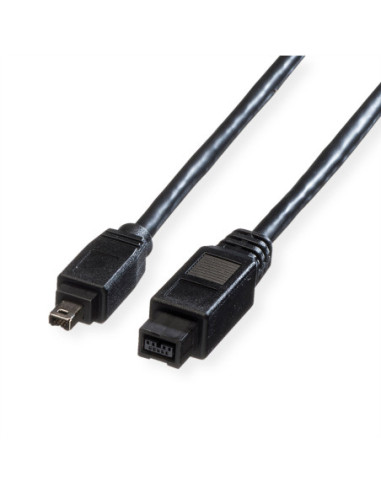 Kabel ROLINE IEEE 1394b / IEEE 1394, 9/4-stykowy, czarny, 1,8 m