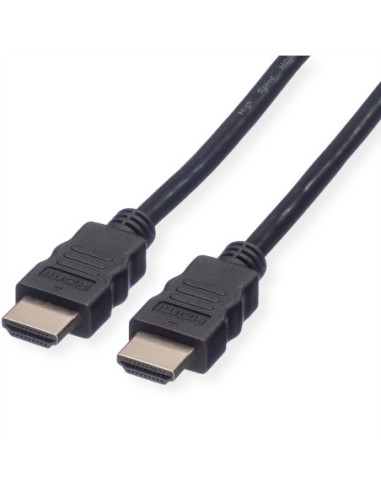 Kabel ROLINE HDMI High Speed z Ethernet M-M, czarny, 1,5 m