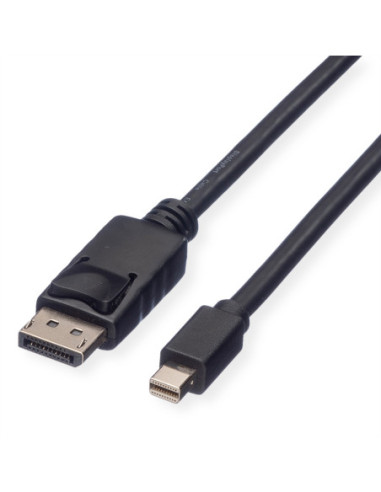 Kabel ROLINE DisplayPort, DP M - Mini DP M, czarny, 3 m