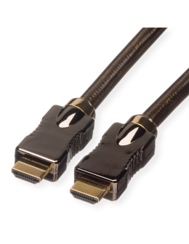 Kabel ROLINE HDMI Ultra HD z Ethernetem, M/M, czarny, 1,5 m