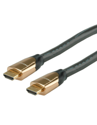 Kabel ROLINE PREMIUM HDMI Ultra HD z Ethernetem, M/M, zwart, 9 m