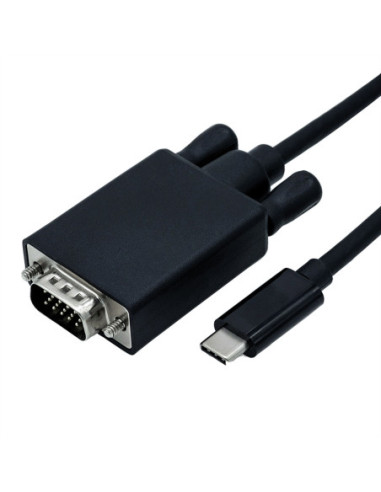 Kabel adaptera ROLINE USB typu C - VGA, M/M, 1 m