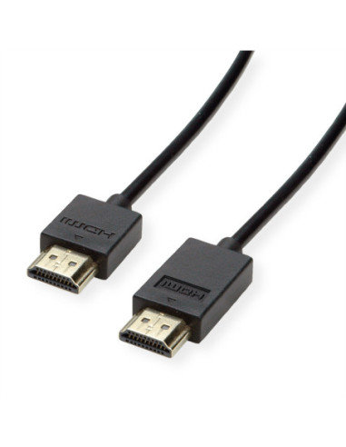 Kabel ROLINE 4K HDMI Ultra HD z Ethernetem, aktywny, ST/ST, czarny, 3 m