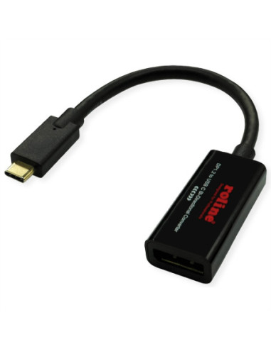 ROLINE USB typu C - DisplayPort, v1.2, dwukierunkowy adapter kablowy, M/F, 0,2 m