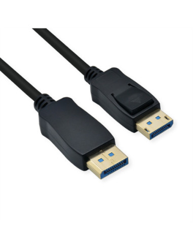 Kabel ROLINE DisplayPort, v2.0, DP M - M, czarny, 5 m