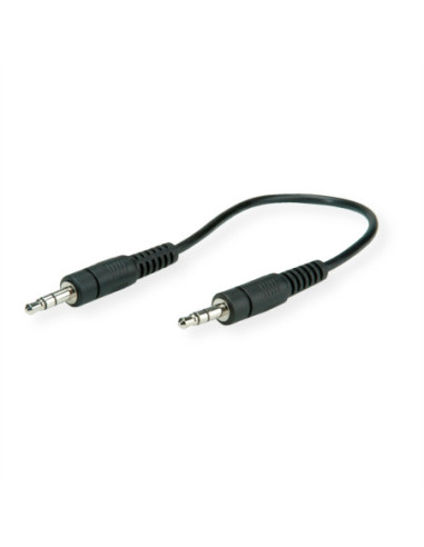 Kabel audio ROLINE 3,5 mm jack M/M, 0,2 m
