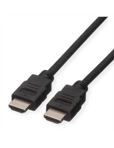 ROLINE GREEN Kabel HDMI High Speed z Ethernet M-M, TPE, czarny, 1 m
