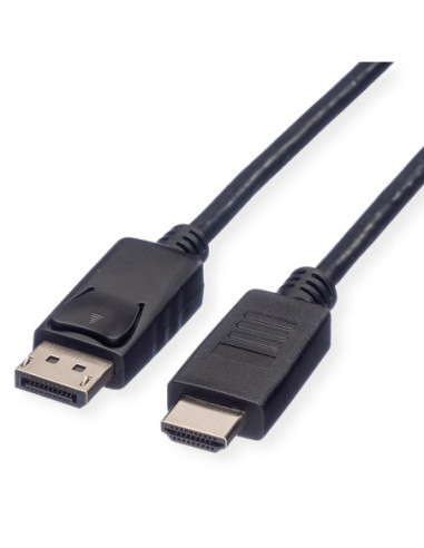 ROLINE GREEN Kabel DisplayPort DP - HDMI, M/M, czarny, 1 m