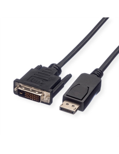 VALUE Kabel DisplayPort męski DP - DVI (24+1) męski, LSOH, czarny, 3 m