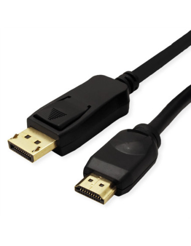 VALUE Kabel DisplayPort DP - UHDTV, M/M, czarny, 1 m
