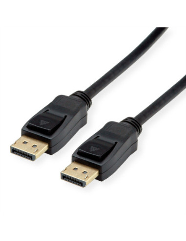 VALUE Kabel DisplayPort, DP v1.3/v1.4, M/M, czarny, 2 m