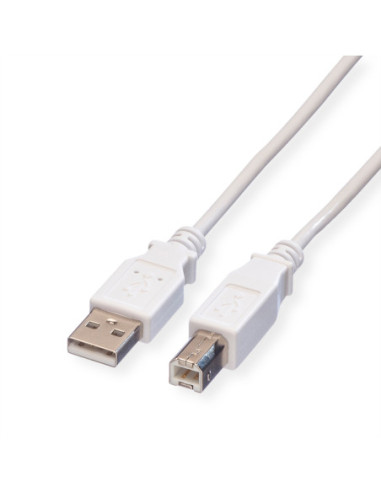 VALUE Kabel USB 2.0, typ A-B, typ A-B, z przewodem, 0,8 m