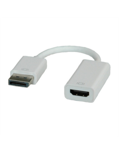 Adapter ROLINE DisplayPort/HDMI, v1.2, DP męski-HDMI żeński