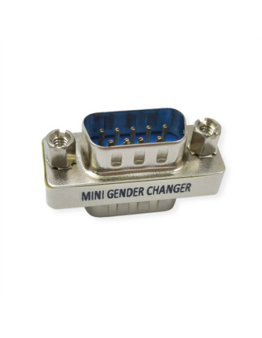 VALUE Mini Gender Changer, DSUB 9pin. M/M