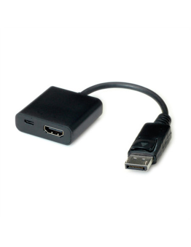 VALUE Adapter HDMI - DisplayPort, v1.2, HDMI żeński - DP męski