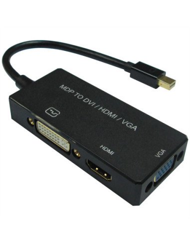 Adapter VALUE Kabel Mini DisplayPort - VGA/DVI/HDMI, v1.2, Actief