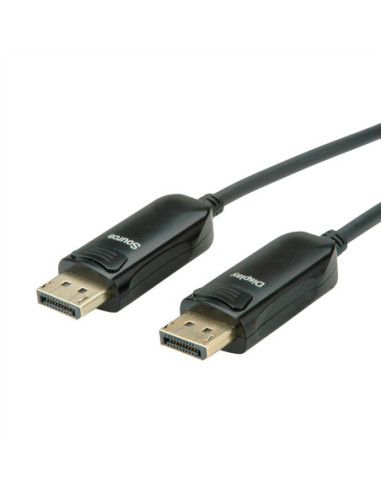 ROLINE DisplayPort v1.4 Kabel (AOC), M/M, 15 m