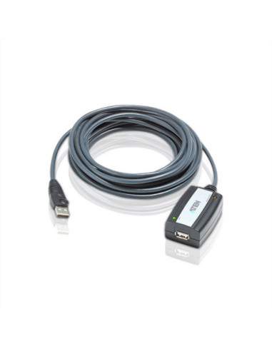 Przedłużacz ATEN UE250 USB 2.0, czarny, 5 m