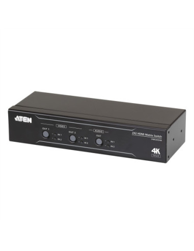 Matrycowy przełącznik audio/wideo ATEN VM0202HB 2x2 True 4K HDMI