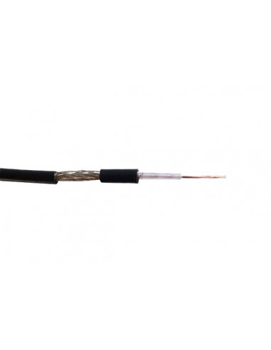 Wave Cables Przewód koncentryczny RG174, linka, czarny, 100 m