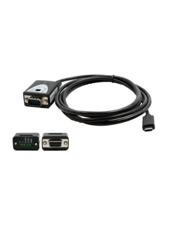 EXSYS EX-2346IS Konwerter USB 2.0 na 1x port szeregowy RS-422/485, 15KV ESD, 4.0KV, kabel, FTDI, czarny, 1,8 m