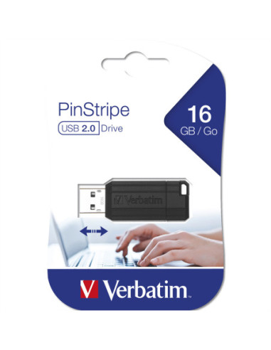 VERBATIM Store 'n' Go PinStripe USB 2.0, 16 GB
