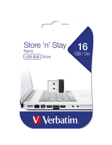 VERBATIM Store 'n' Stay Nano USB 2.0, 16 GB