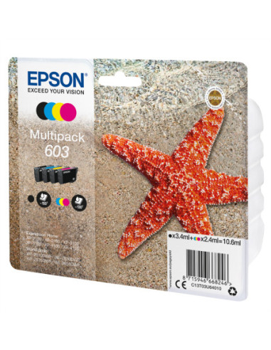 EPSON C13T03U64010, 603, Multipack, szary, cyan, magenta, żółty do EPSON Expression Home XP-2100