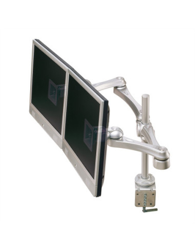 Podłokietnik ROLINE LCD z dwoma monitorami, 4 punkty obrotu, montaż na stole