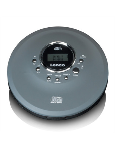 Odtwarzacz CD/MP3 Lenco CD-400GY, Grau