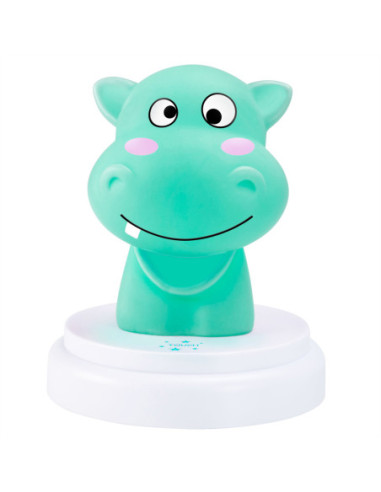 Alecto Baby lampka nocna LED Silly Hippo
