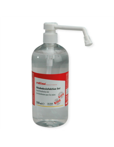 Płyn do dezynfekcji rąk ROLINE, 500 ml z rozpylaczem