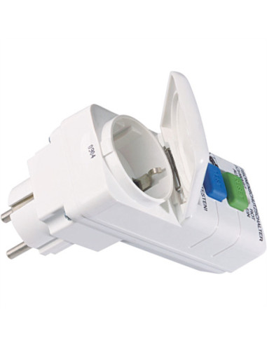 Adapter zabezpieczenia ziemnozwarciowego BACHMANN biały, pokrywa na zawiasach - IP44 pon. 30mA prąd zadziałania