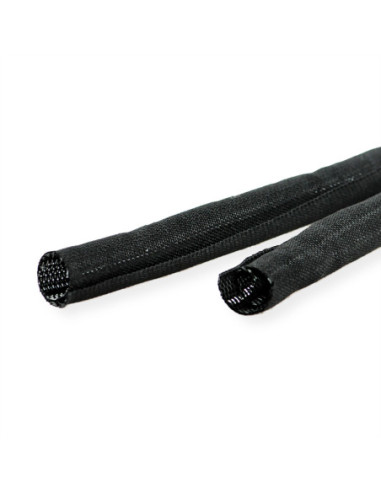 Wąż materiałowy SNAP VALUE do wiązania kabli, czarny, 2,5 m