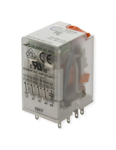 Przekaźnik przemysłowy METZ CONNECT MC274-4W 230 V AC