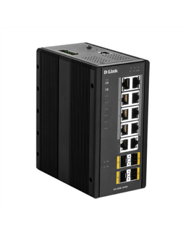 D-Link DIS-300G-14PSW 14-portowy switch zarządzalny warstwy 2 Gigabit PoE do zastosowań przemysłowych
