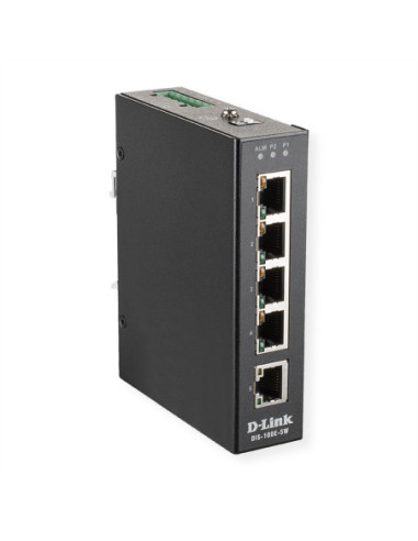 Switch przemysłowy D-Link DIS-100E-5W 5-portowy, niezarządzalny przełącznik Layer2 Fast Ethernet