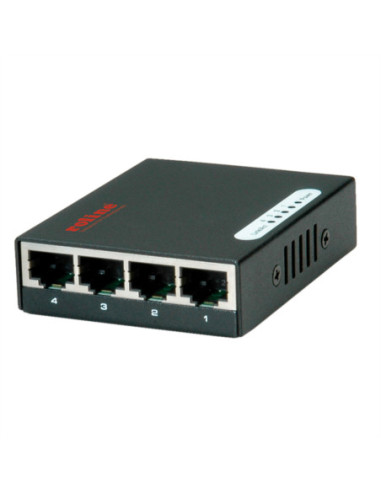 Przełącznik ROLINE Gigabit Ethernet, kieszonkowy, 4 porty