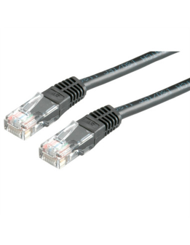 Kabel krosowy ROLINE Cat.5e (klasa D) UTP, czarny, 0,5 m