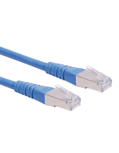 Kabel krosowy ROLINE Cat.6 (klasa E) S/FTP (PiMF), niebieski, 0,3 m