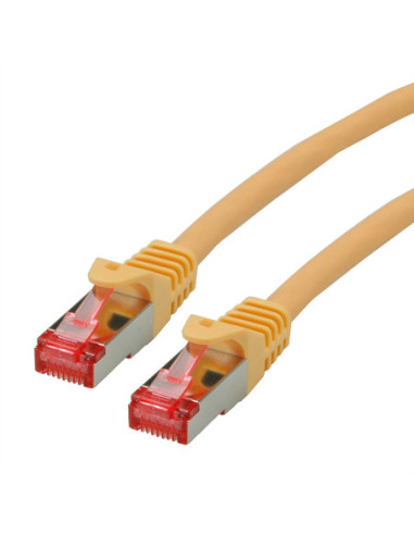 Kabel krosowy ROLINE Cat.6 S/FTP (PiMF), poziom komponentów, LSOH, żółty, 1 m